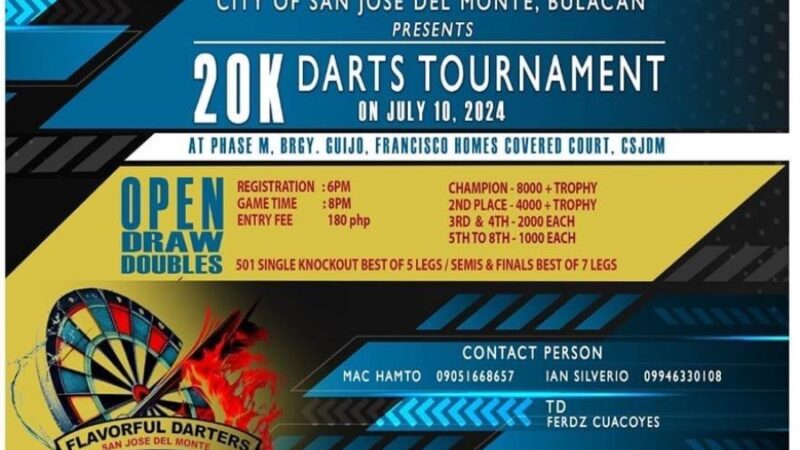 P20,000 Flavorful Darters Darts Tournament